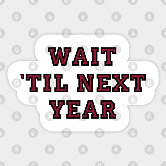 Wait til next year Sticker by Tomorrowland Arcade